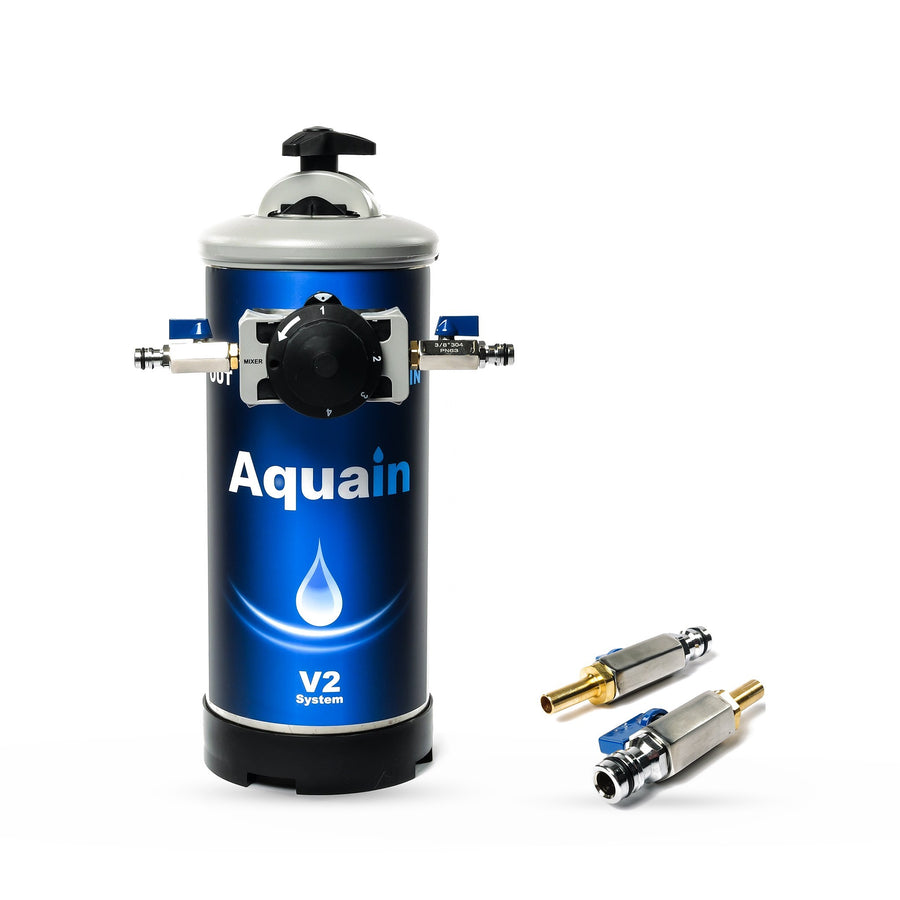 Aquain V2 mobile Wasserenthärtung mit Schnellanschlüssen