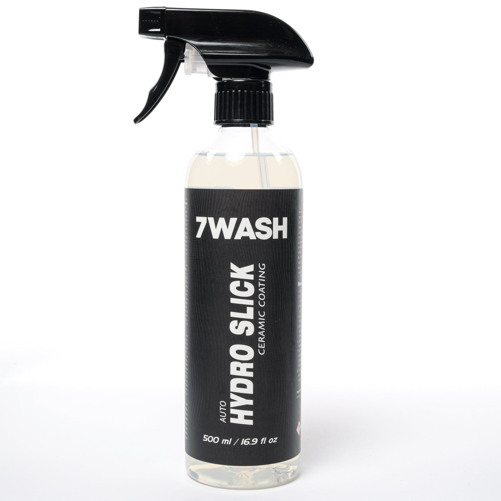 7WASH Ceramic Quick Sealant 500 ml Keramik Spray Versiegelung für hydrophoben Lackschutz, glatte Oberfläche, starken Abperleffekt und professionelles Car Detailing