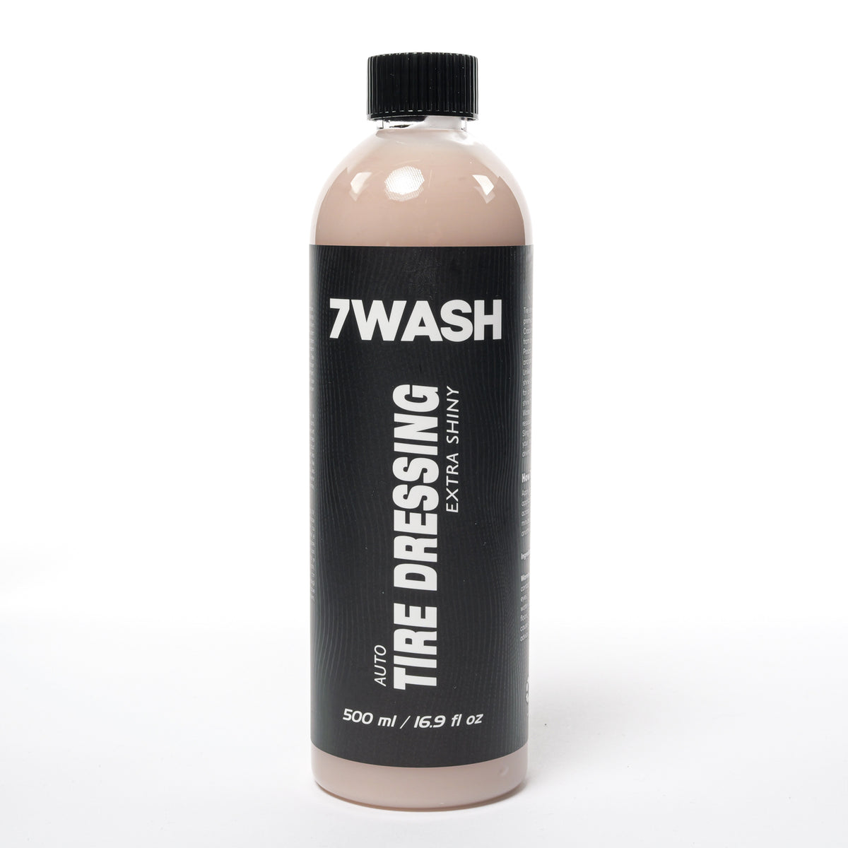 7WASH Tire Dressing Extra Shiny 500 ml – Reifenglanz für tiefschwarze Reifen