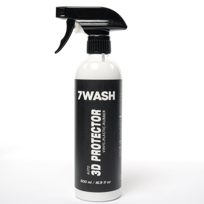 Plastic & Rubber Care – 3D Protector for Indoor & Outdoor Use 500ml 7WASH