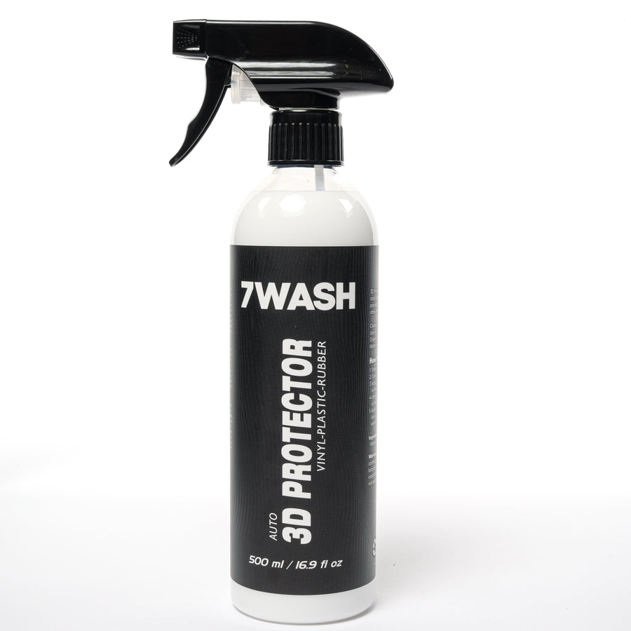 Kunststoff- & Gummipflege – 3D-Protector für Innen & Aussen 500ml 7WASH