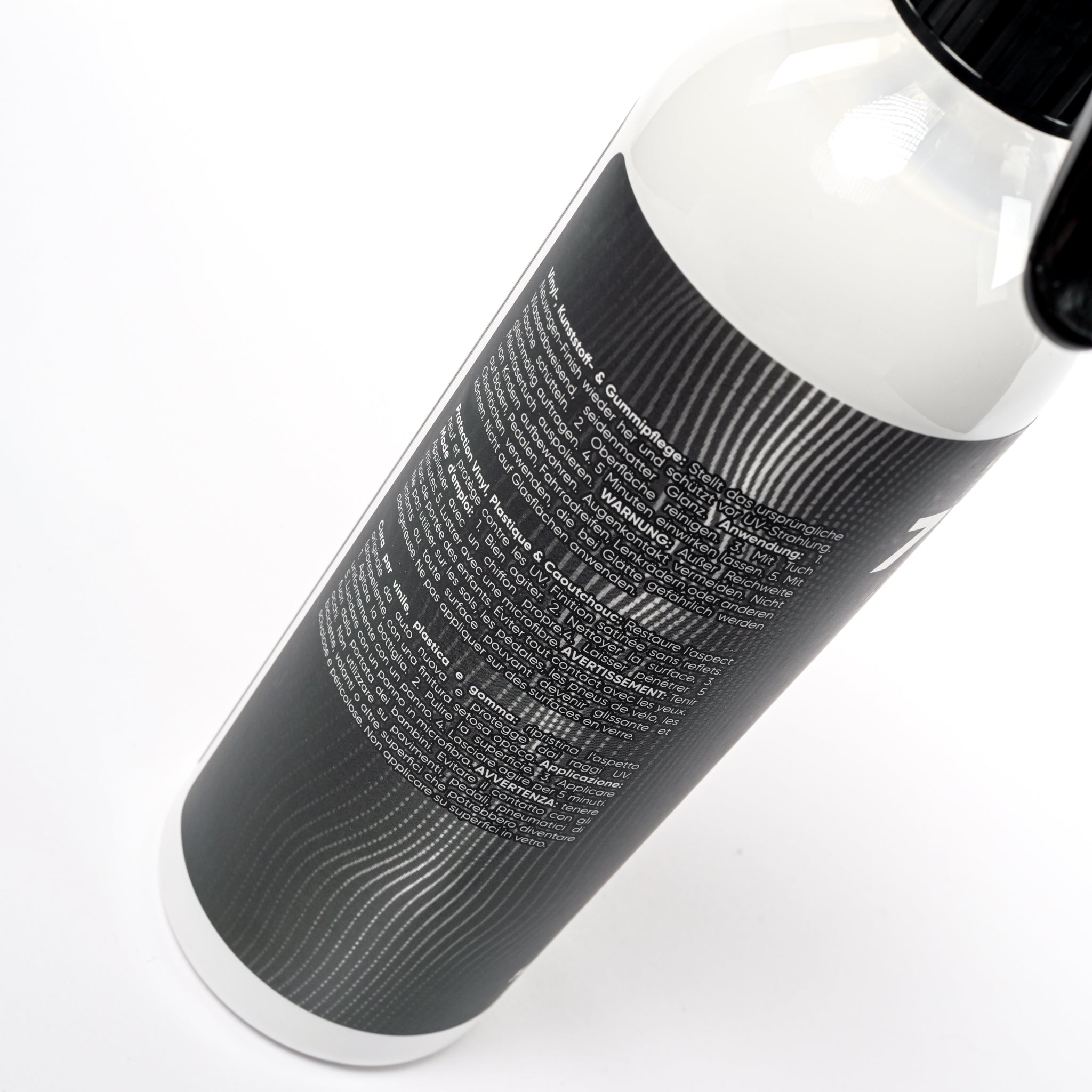 7WASH Kunststoff- & Gummipflege 500 ml 3D Protector für Innen- und Außenbereiche zur Pflege von Kunststoff- und Gummiteilen mit UV-Schutz, Farbauffrischung und professionellem Car Detailing