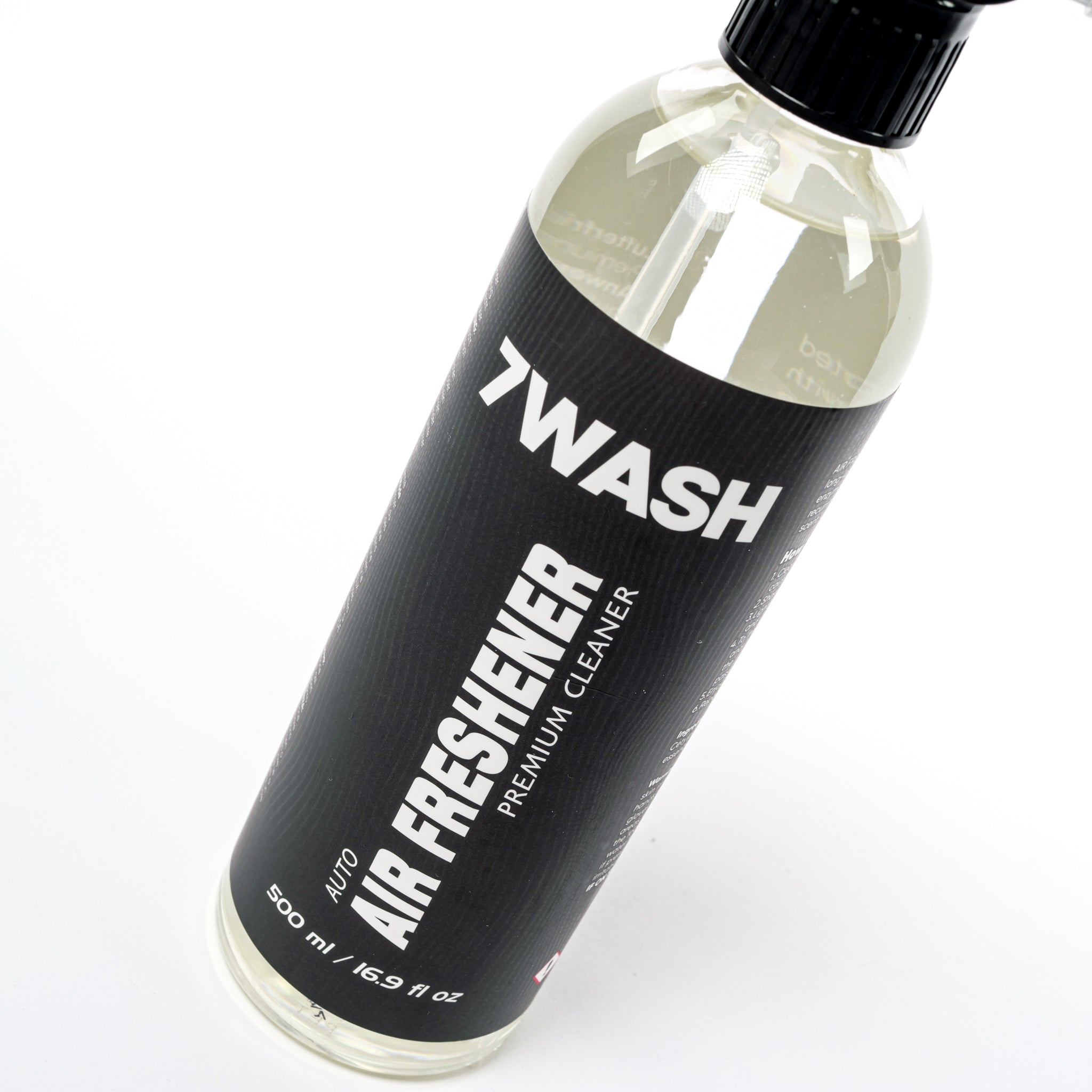 7WASH Auto Lufterfrischer 500 ml langanhaltendes Innenraum Duftspray zur Geruchsbeseitigung im Fahrzeug für frischen Duft und professionelle Innenraumpflege beim Car Detailing