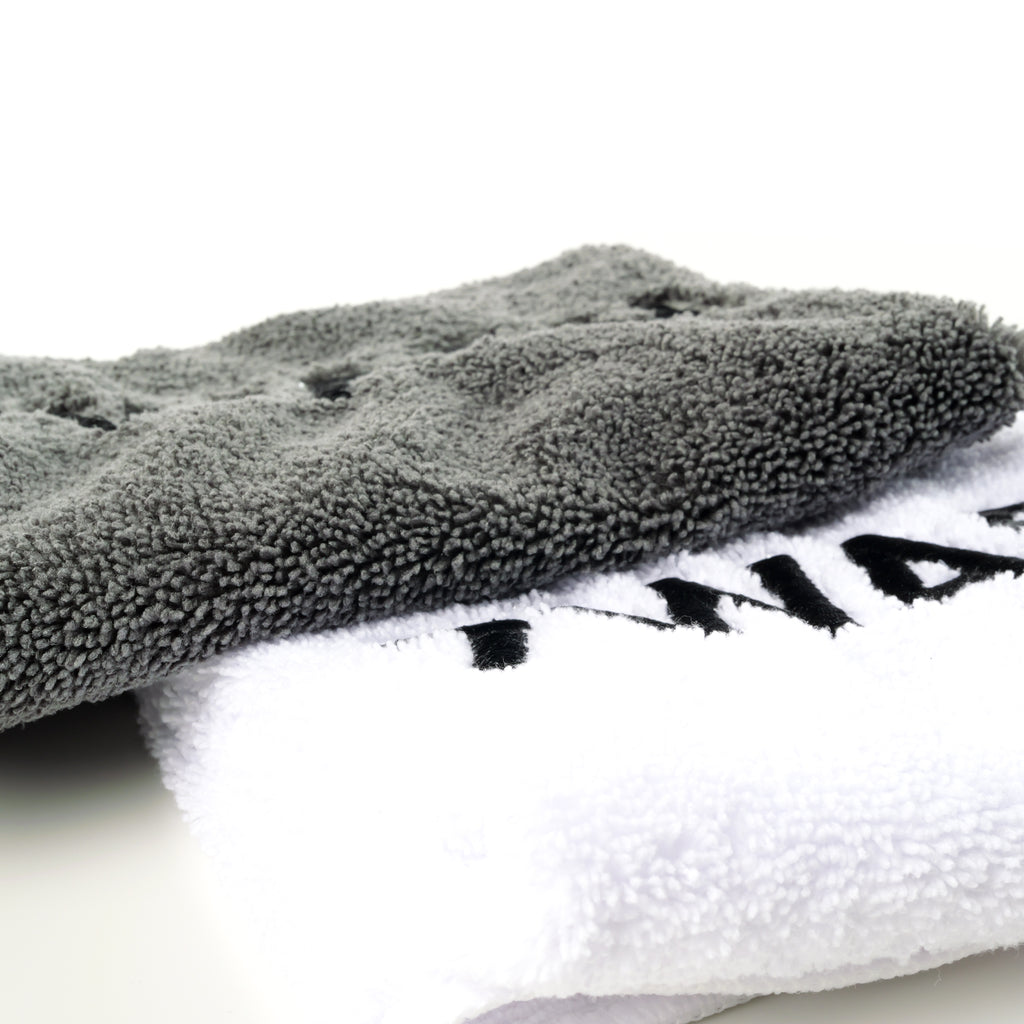 7WASH Premium Mikrofasertücher grau und weiss 40x40 cm für Fahrzeugpflege