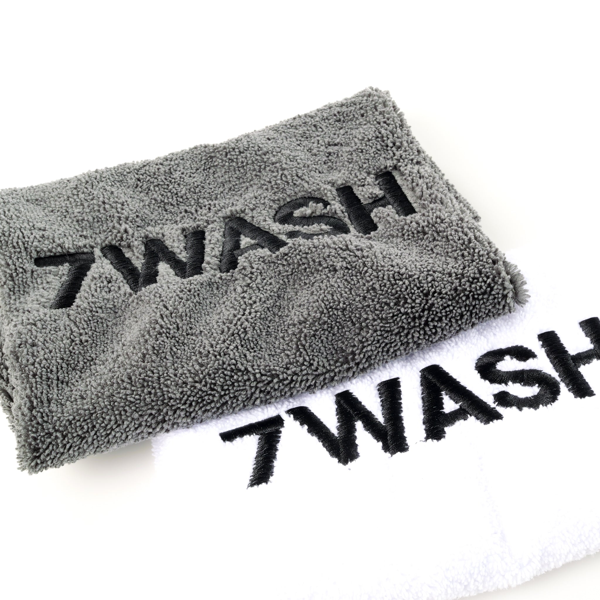 7WASH Premium Mikrofasertücher grau und weiss 40x40 cm für Fahrzeugpflege