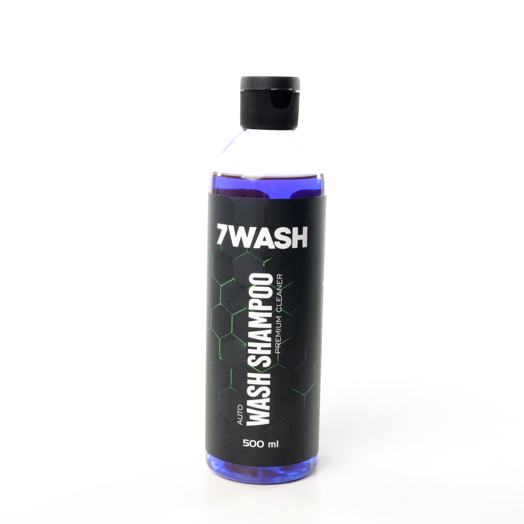 7WASH Wash Shampoo Premium 500 ml Autoshampoo Flasche Vorderansicht
