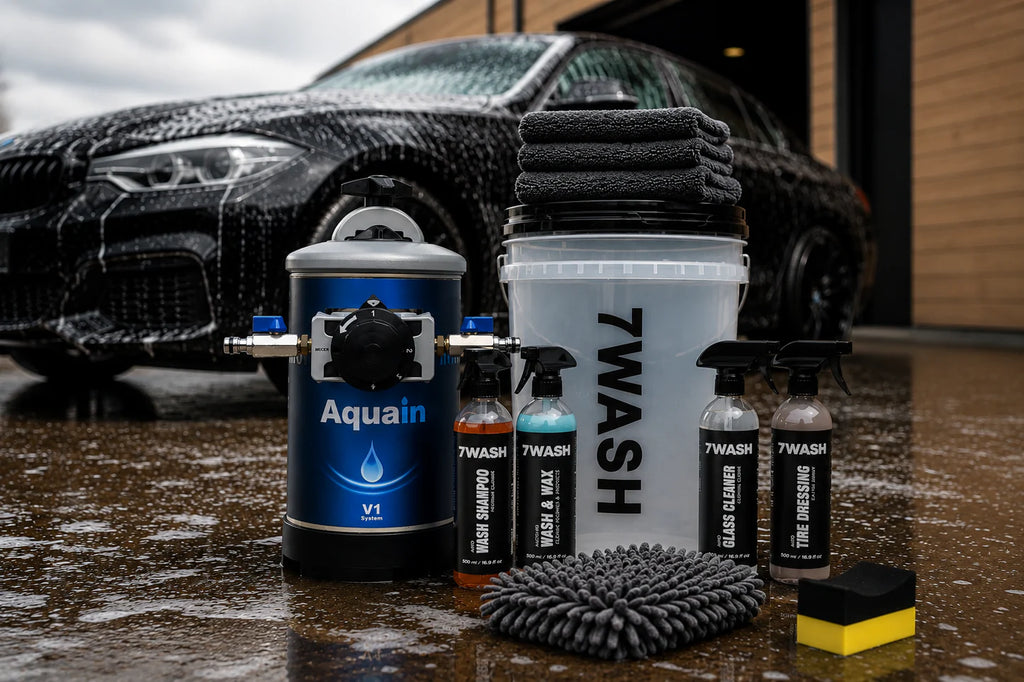 Aquain V1 Premium Starter Kit für Autowäsche & Fahrzeugpflege